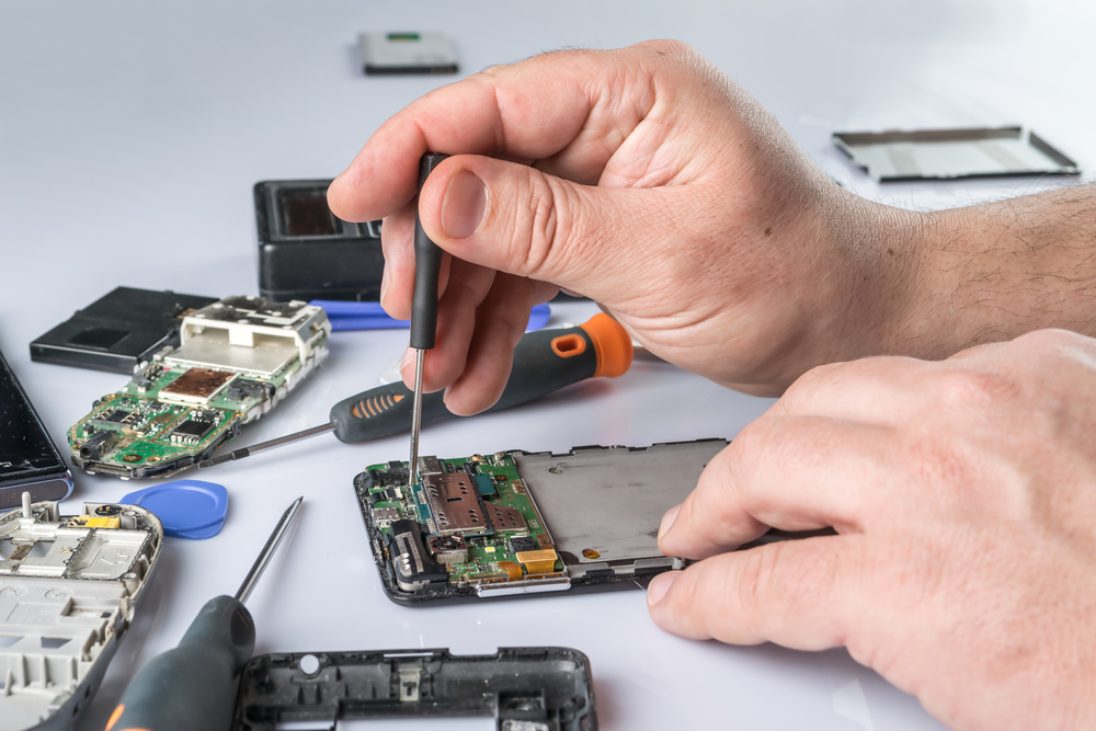 Reparatur von Mobiltelefonen